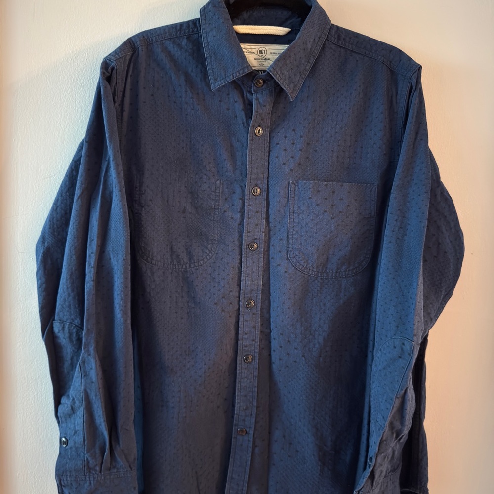 Rogue Territory Deep Blue Casual Shirt